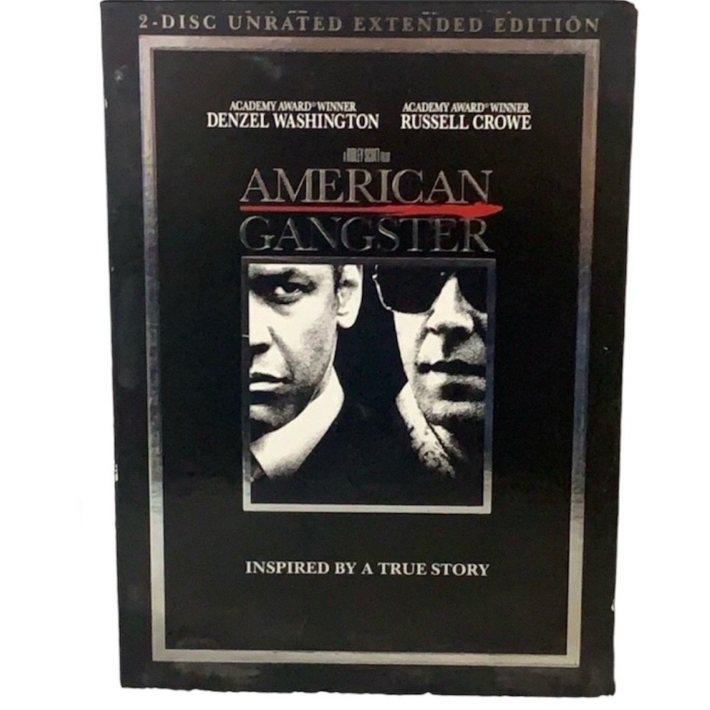 Denzel Washington & Russell Crowe in American Gangster Widescreen 2 Disc DVD Set